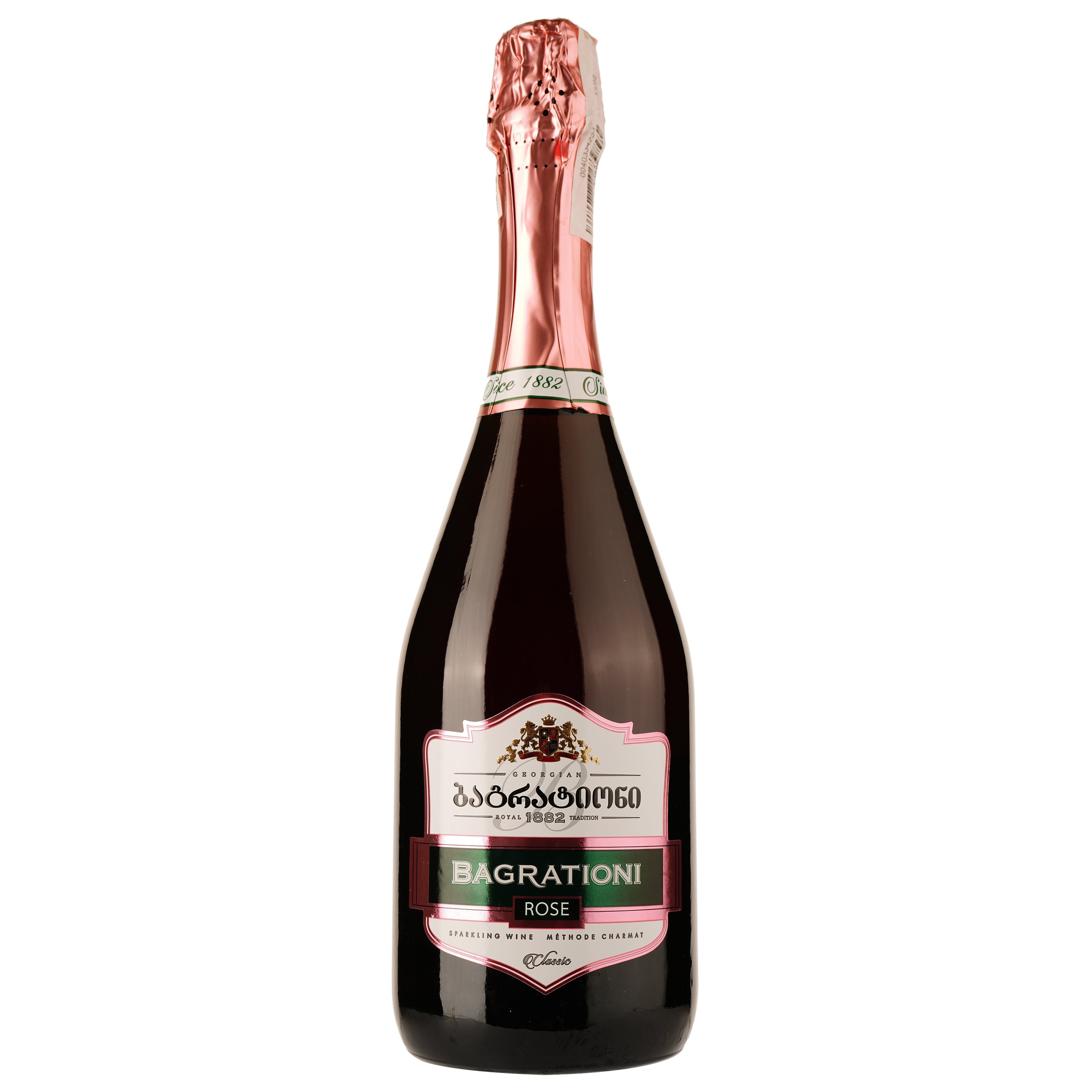 Вино ігристе Bagrationi рожеве, напівсолодке, 12%, 0,75 л (245211) - фото 1