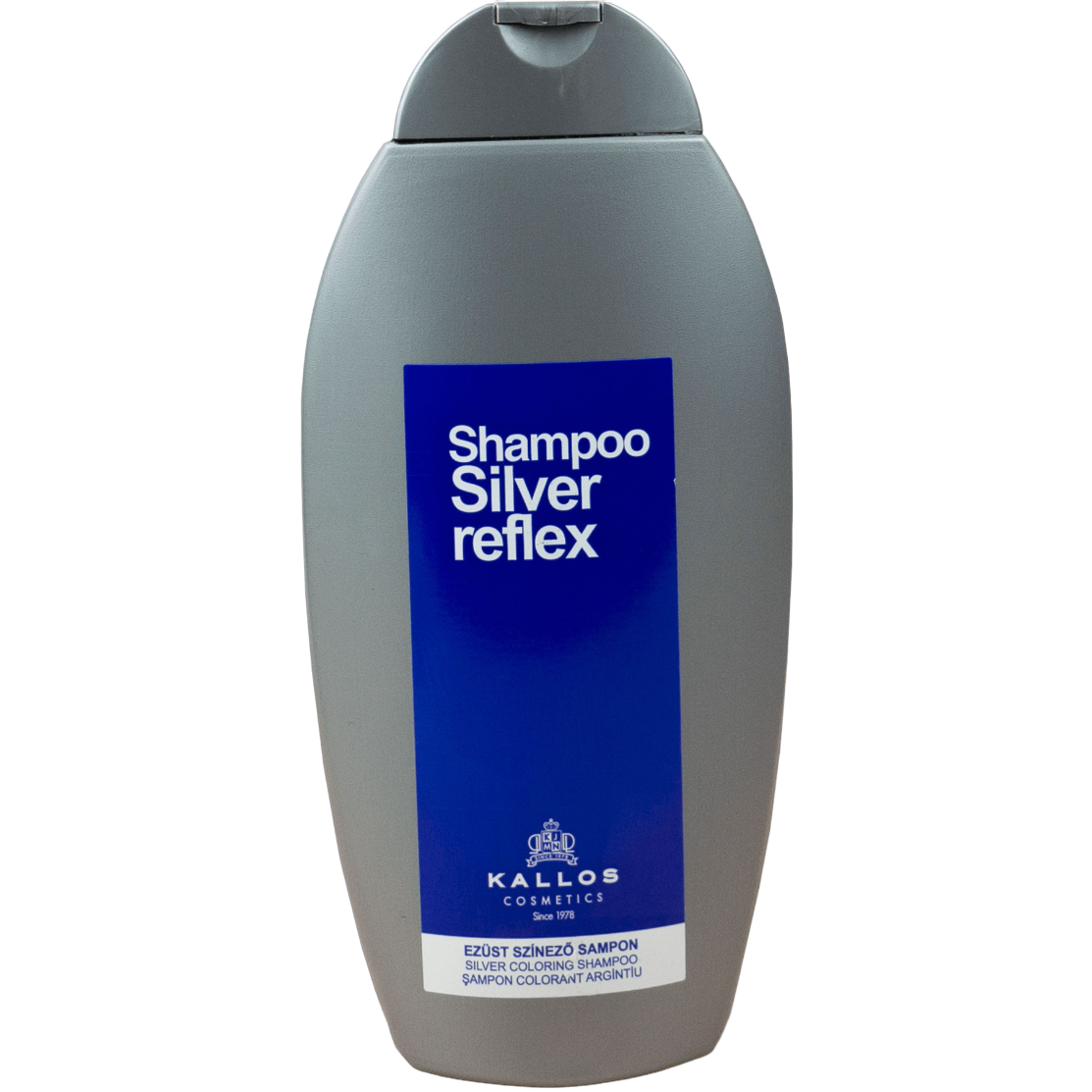 Шампунь для волос Kallos Cosmetics Silver Silver Reflex Shampoo, 350 мл - фото 1