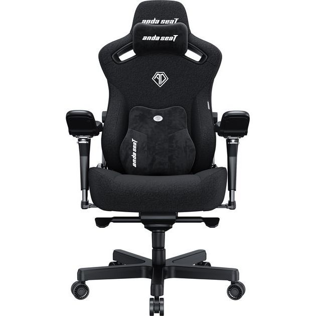 Кресло игровое Anda Seat Kaiser 3 Pro Size XL Black Fabric - фото 5