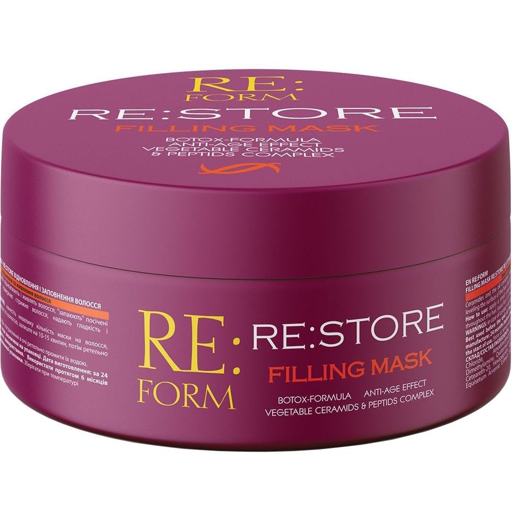 Наповнююча маска Re:form Re:store Відновлення і заповнення волосся, 230 мл - фото 1