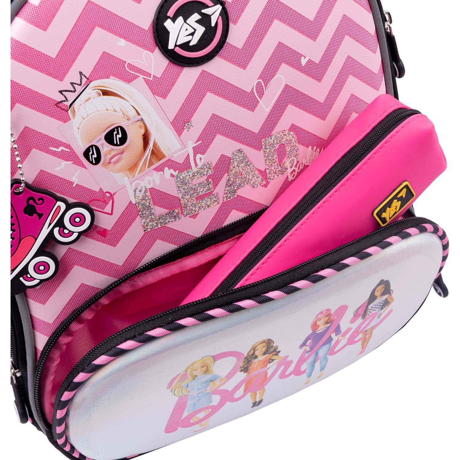Рюкзак каркасний Yes S-30 Juno Ultra Premium Barbie, рожевий (558956) - фото 8