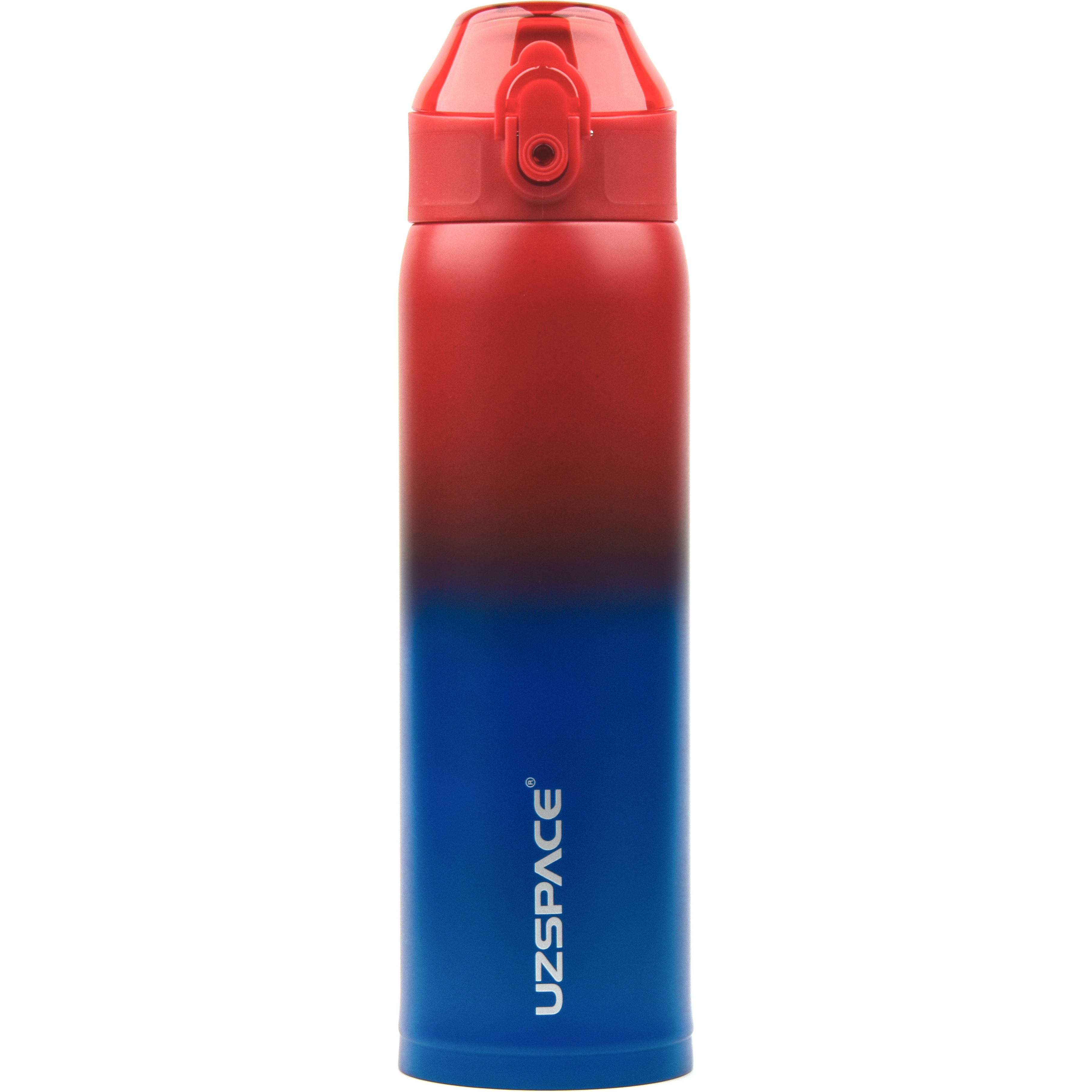 Термочашка для напитков UZspace X4 Gradient 500 мл красная с синим (4201) - фото 1