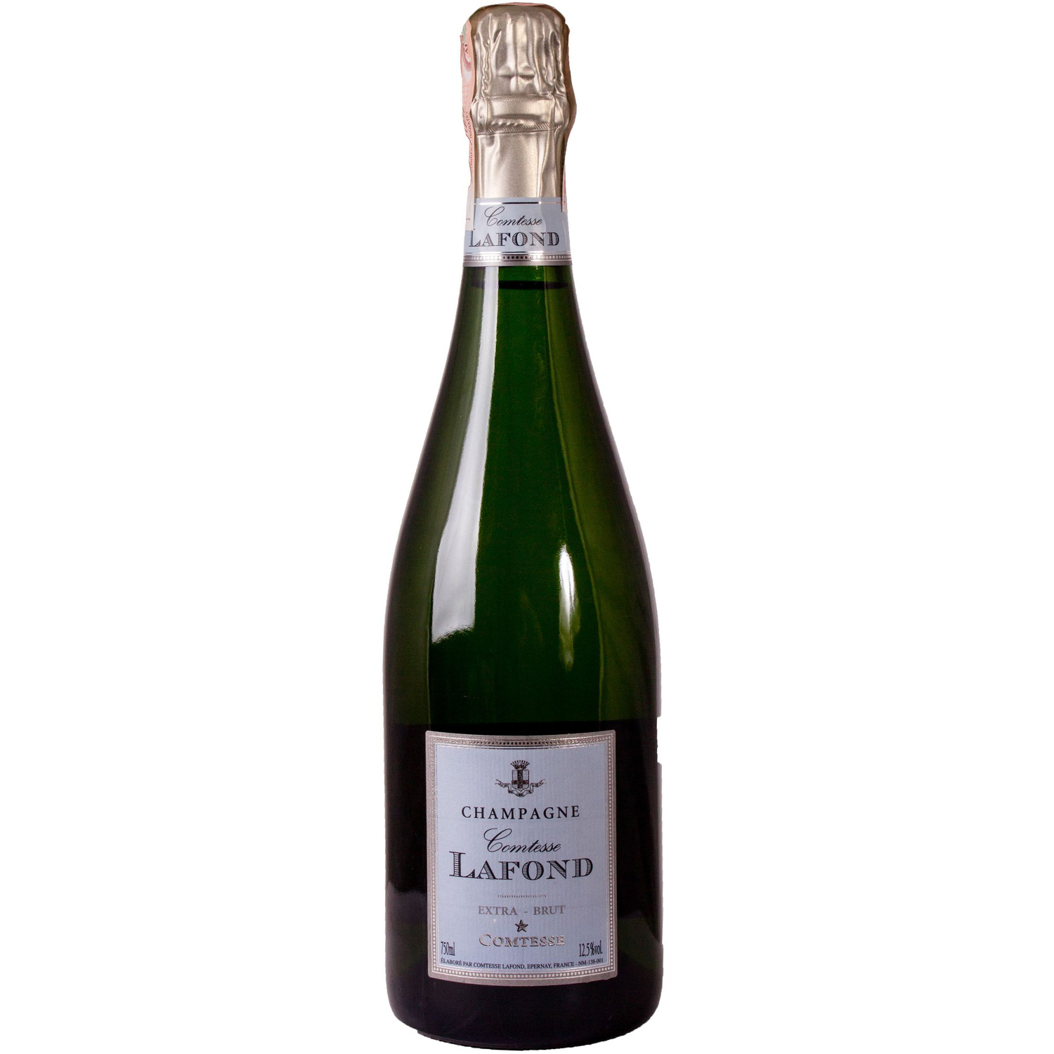 Шампанське Comtesse Lafond Extra Brut, біле, екстра-брют, 0,75 л - фото 1