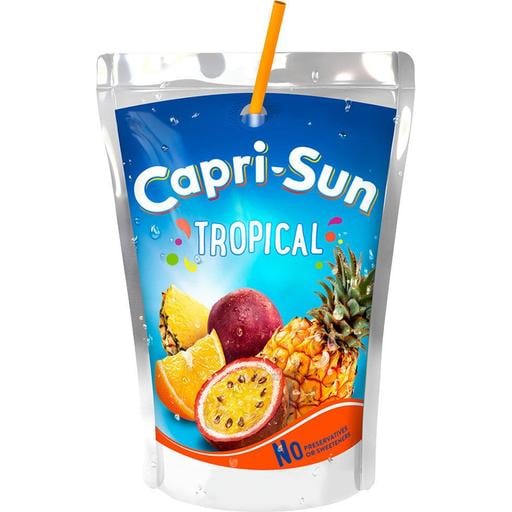Напій соковий Capri-Sun Tropical, 0,2 л (929837) - фото 1