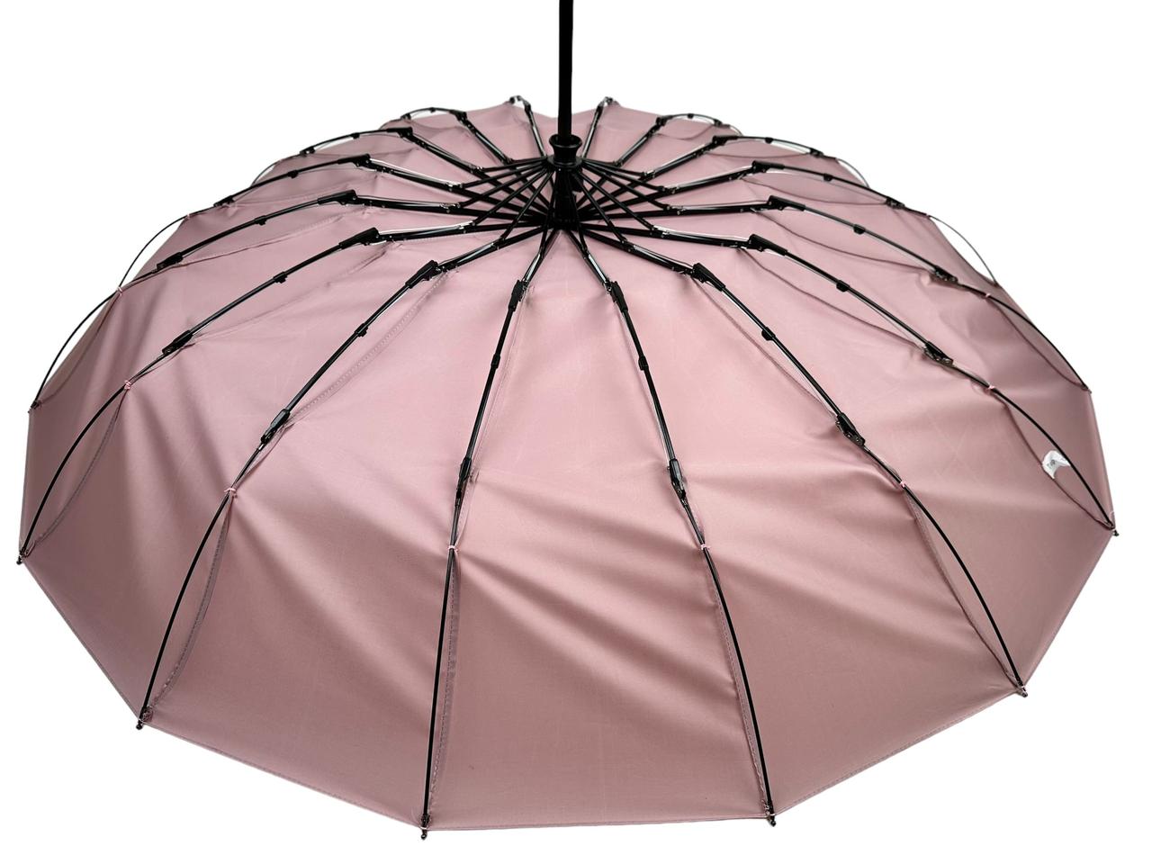 Жіноча складана парасолька повний автомат Toprain 103 см пудрова - фото 6