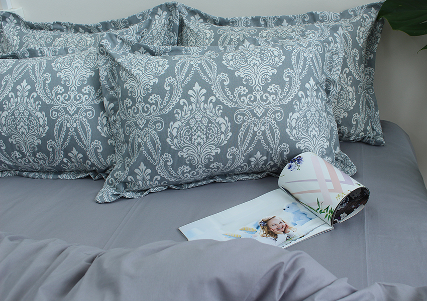 Комплект постельного белья TAG Tekstil с компаньоном Евро 000210649 (R-T9243) - фото 3
