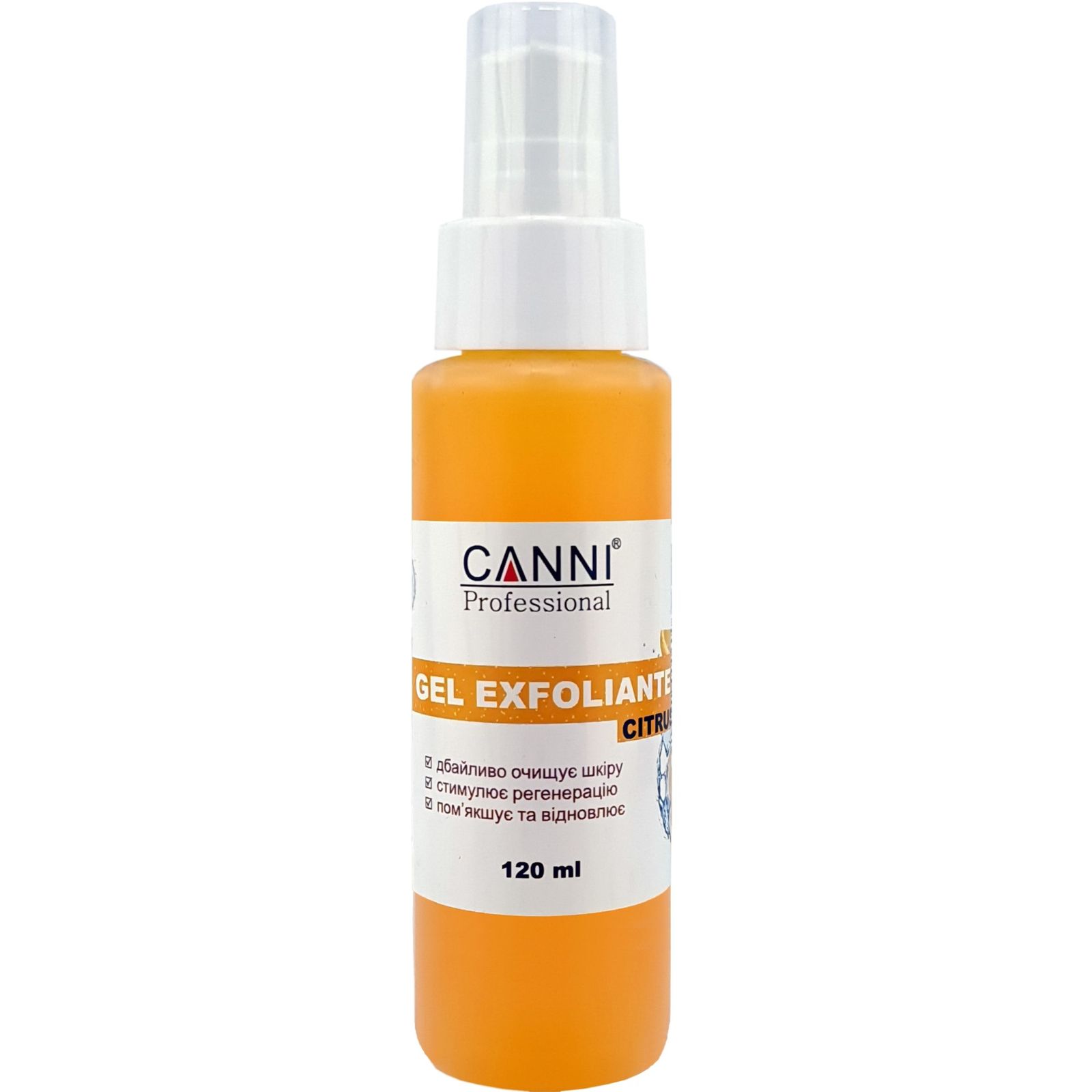 Гель-ексфоліант для рук Canni Gel Exfoliant Citrus 120 мл - фото 1