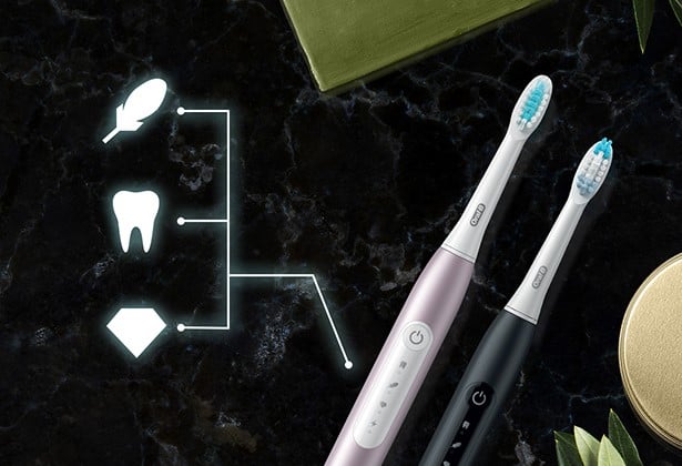 Електрична зубна щітка Oral-B Pulsonic Slim Luxe 4900 S411.526.3H типу 3717, 2 шт. - фото 8
