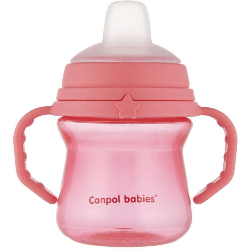 Кружка тренувальна Canpol babies First Cup Bonjour Paris, 150 мл, рожевий (56/614_pin) - фото 5
