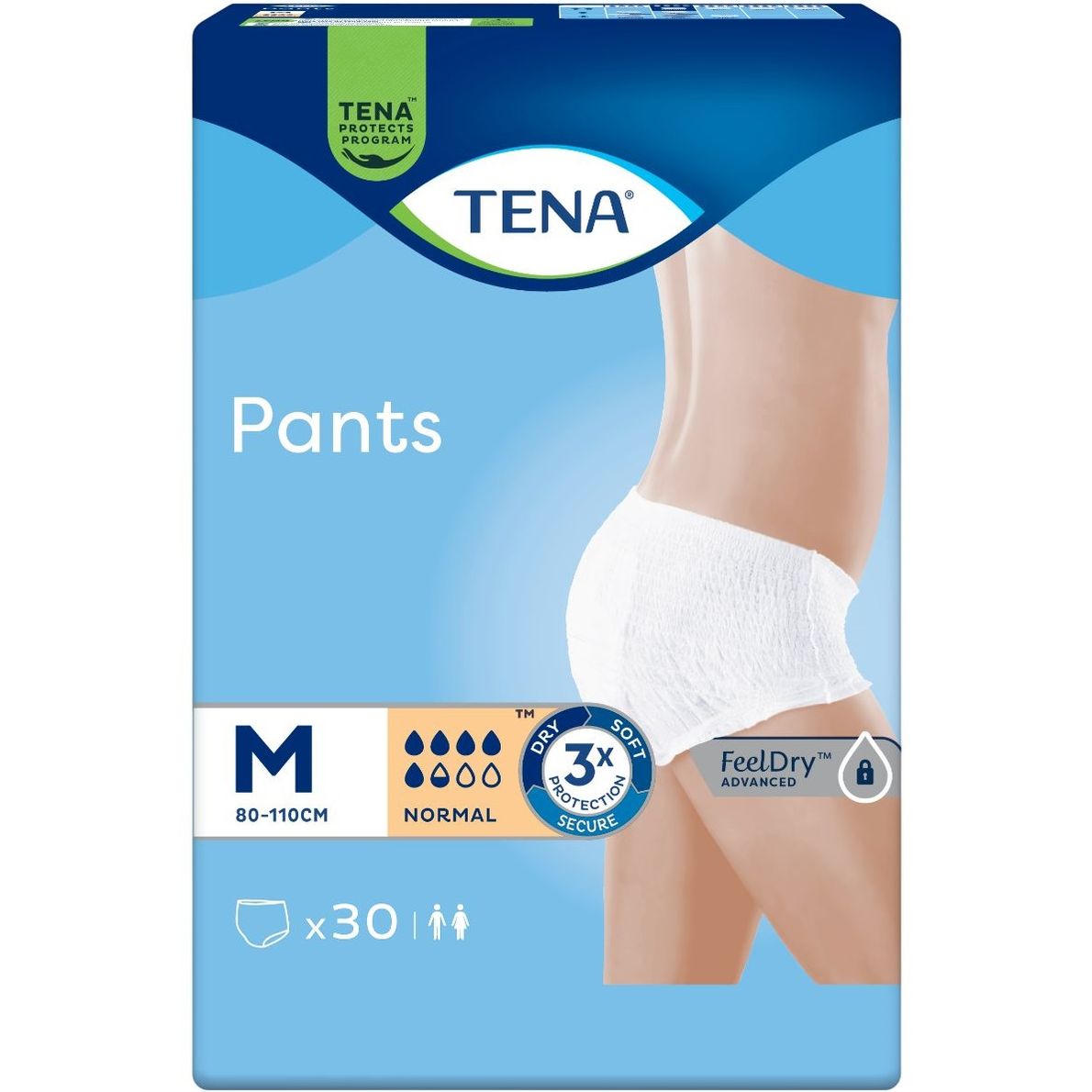 Трусы-подгузники для взрослых Tena Pants Normal Medium 30 шт. - фото 2