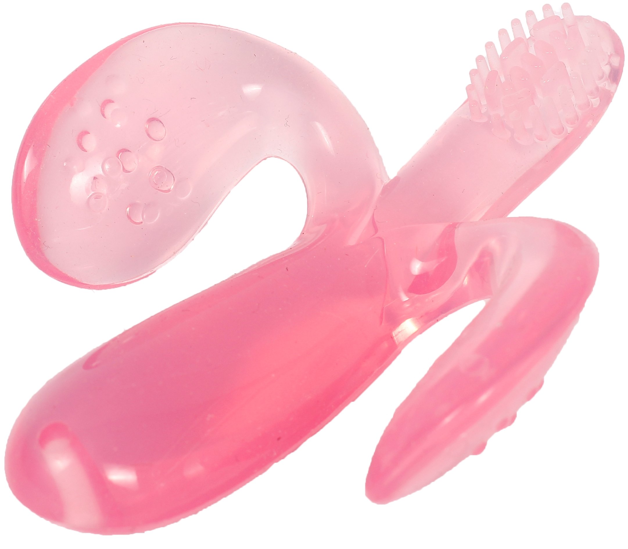 Прорезыватель для зубов Курносики Жираф, силикон, розовый (7049 рож) - фото 1