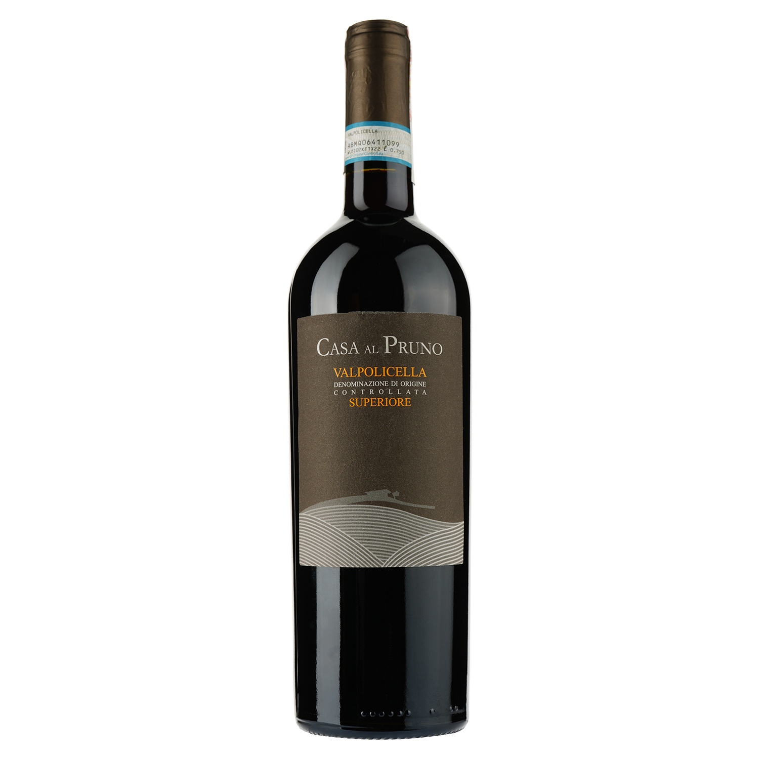 Вино Casa Al Pruno Valpolicella Superiore, красное, сухое, 0,75 л - фото 1