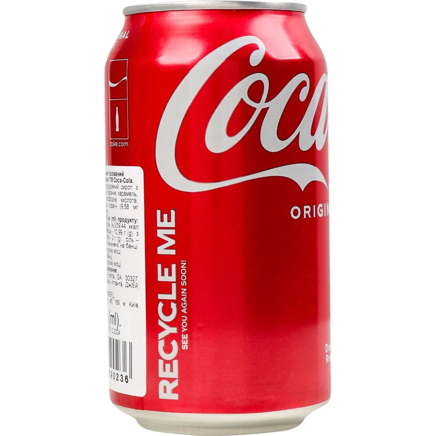 Напій Coca-Cola Original Taste сильногазований 0.355 мл (951535) - фото 3