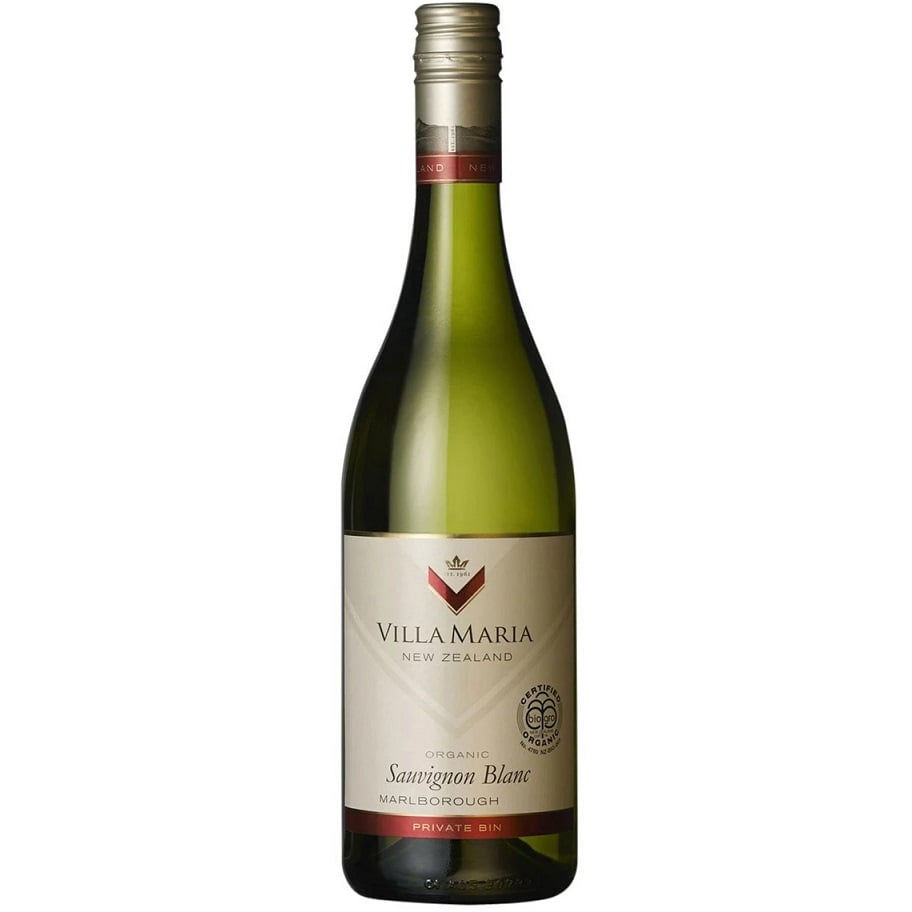 Вино Villa Maria Private Bin Organic Sauvignon Blanc, біле, сухе, 13%, 0,75 л (8000016319727) - фото 1