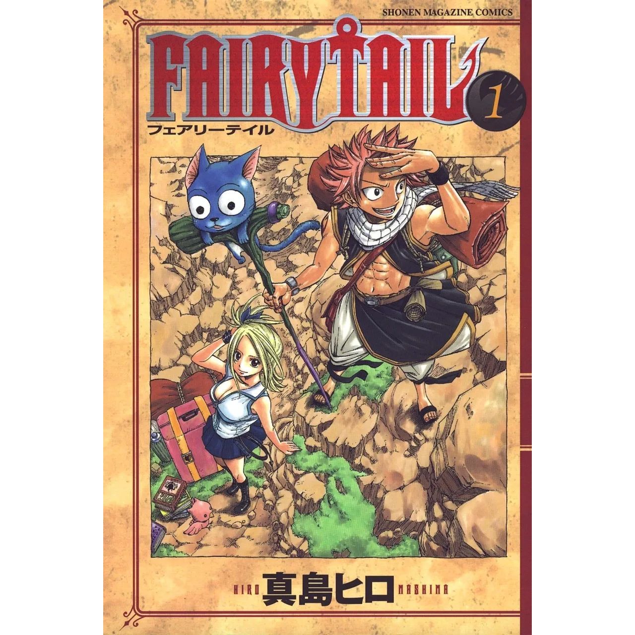 Манга Shonen Magazine Comics Fairy Tail Хвост Феи на японском языке 1 Том M SMC FT 1 - Хиро Машима - фото 1