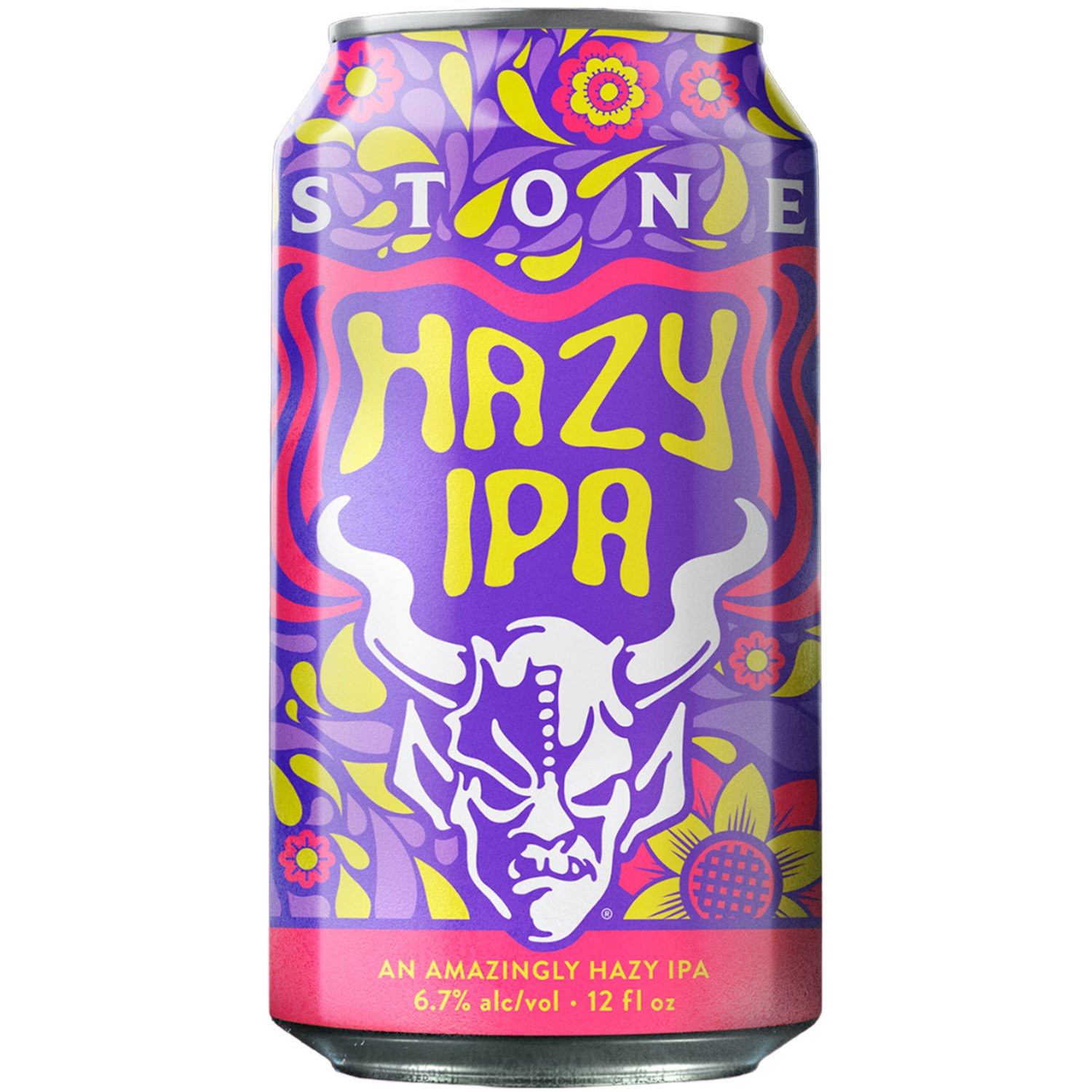 Пиво Stone Hazy IPA, полутемное, 6,7%, ж/б, 0,355 л - фото 1