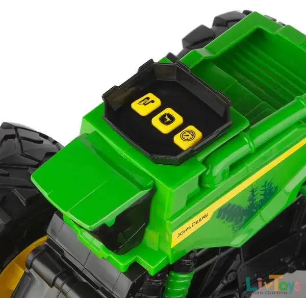 Игрушечный комбайн John Deere Kids Monster Treads с молотилкой и большими колесами (47329) - фото 2