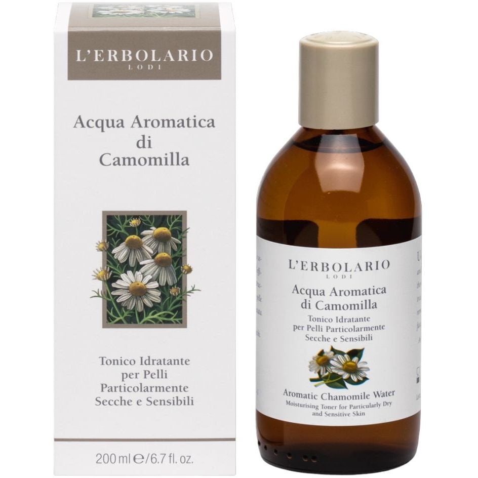 Тоник для лица L'Erbolario Acqua Aromatica di Camomilla с ромашкой, ароматизированный, 200 мл - фото 1