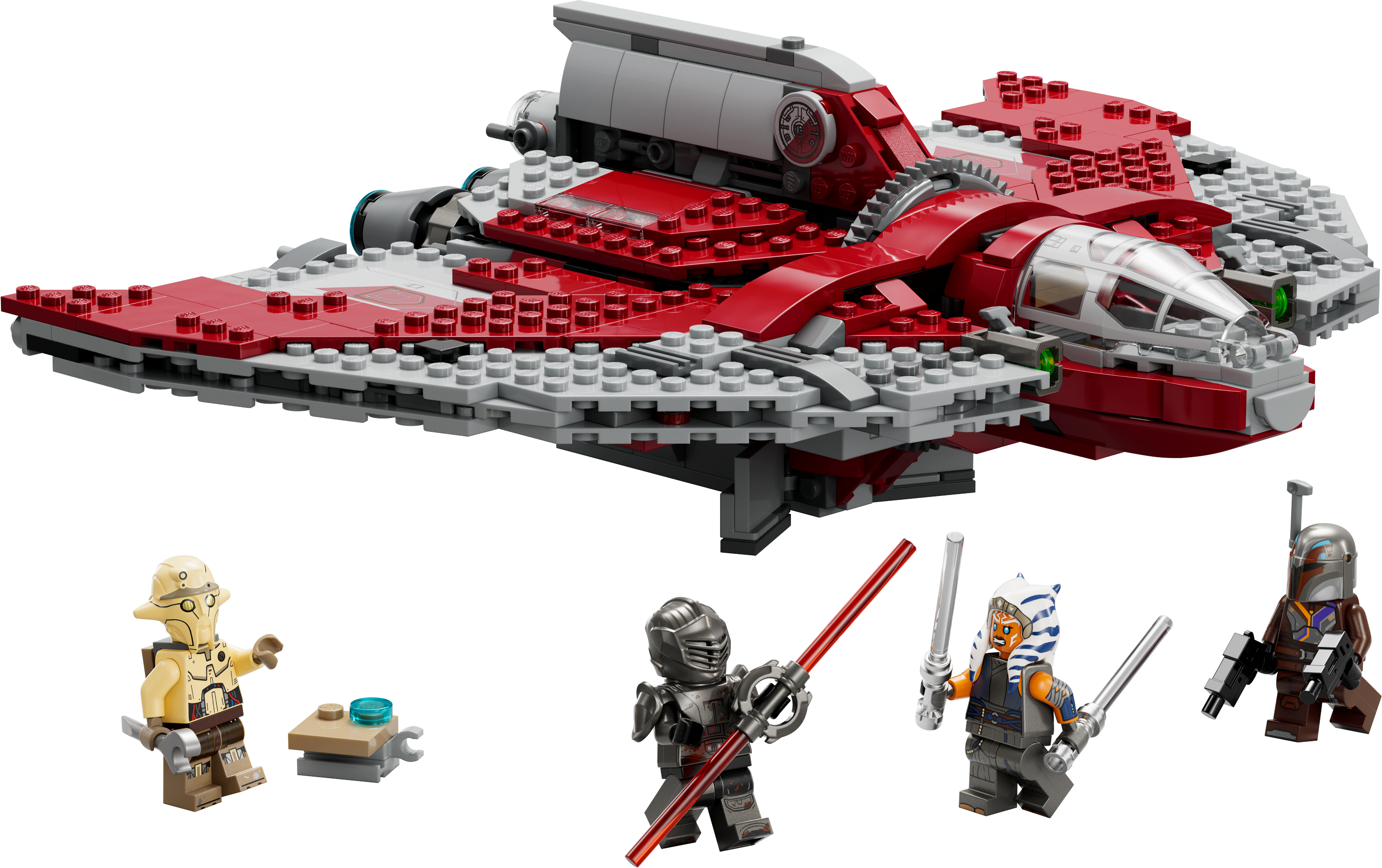 Конструктор LEGO Star Wars Джедайський шатл Т-6 Асокі Тано, 601 деталь (75362) - фото 2
