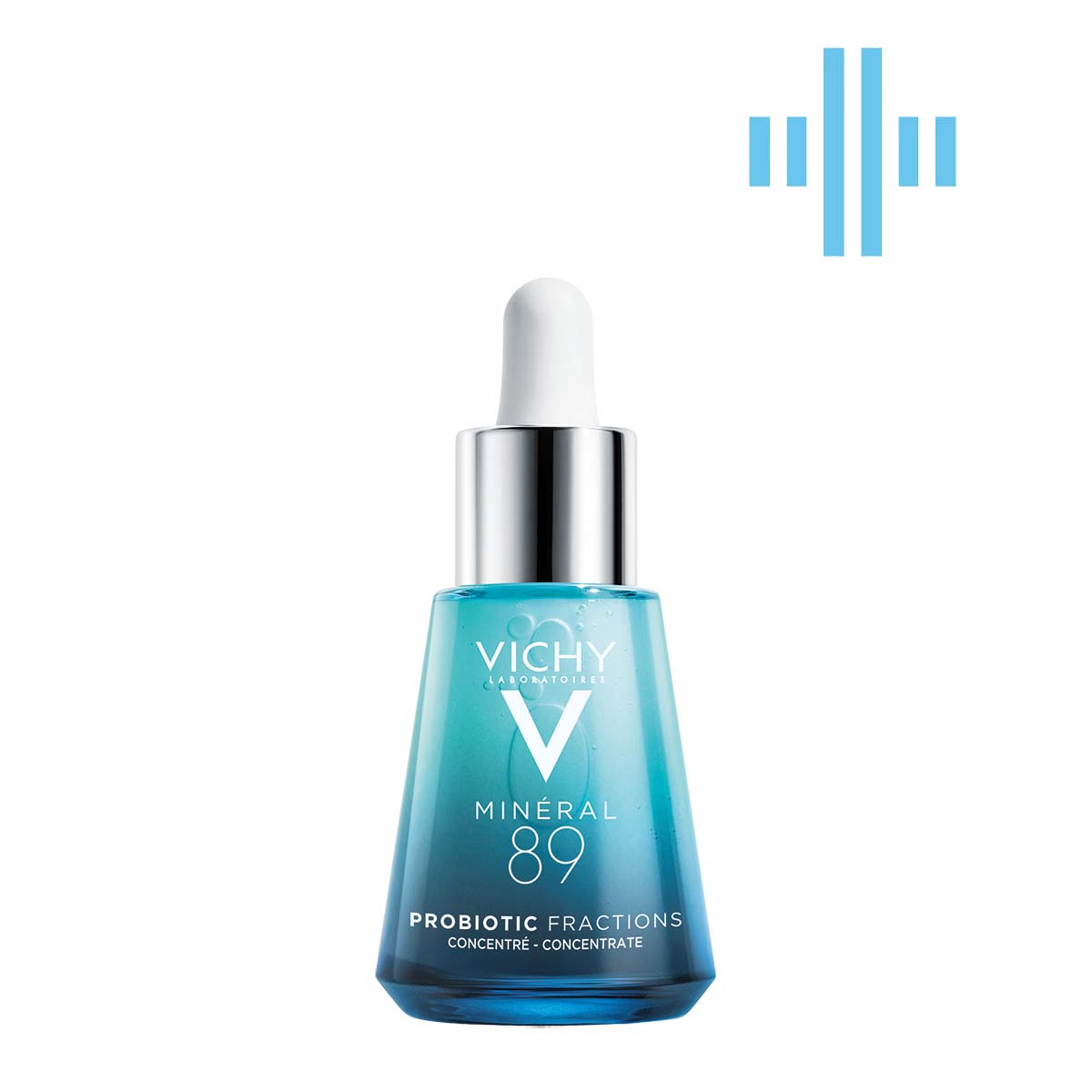 Концентрат для відновлення та захисту шкіри обличчя Vichy Mineral 89 Probiotic Fractions Concentrate, з пробіотичними фракціями, 30 мл (MB419000) - фото 1