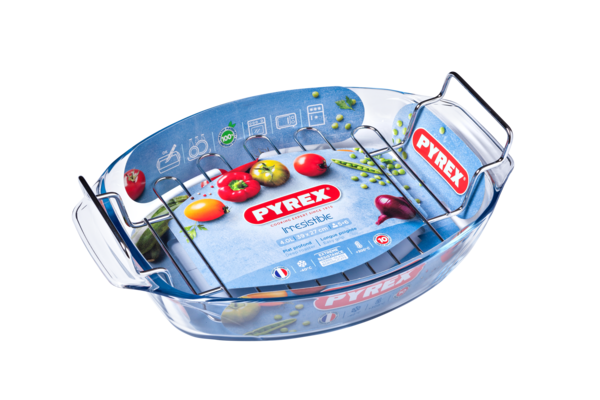 Форма для запекания с решёткой Pyrex Irresistible, 39х27х9 см, 4 л (6328722) - фото 1