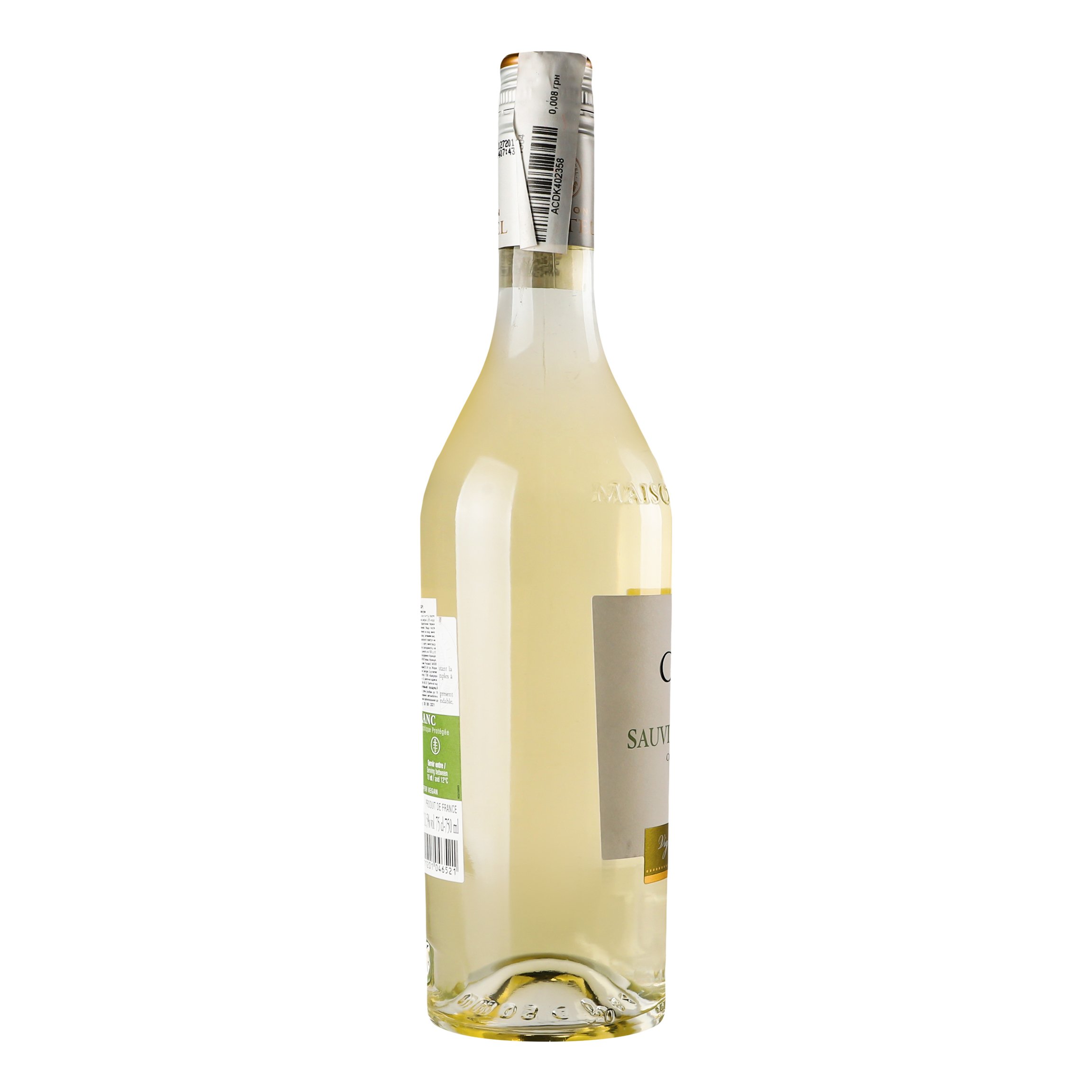 Вино Maison Castel Sauvignon Blanc IGP, белое сухое, 11,5%, 0,75 л - фото 3