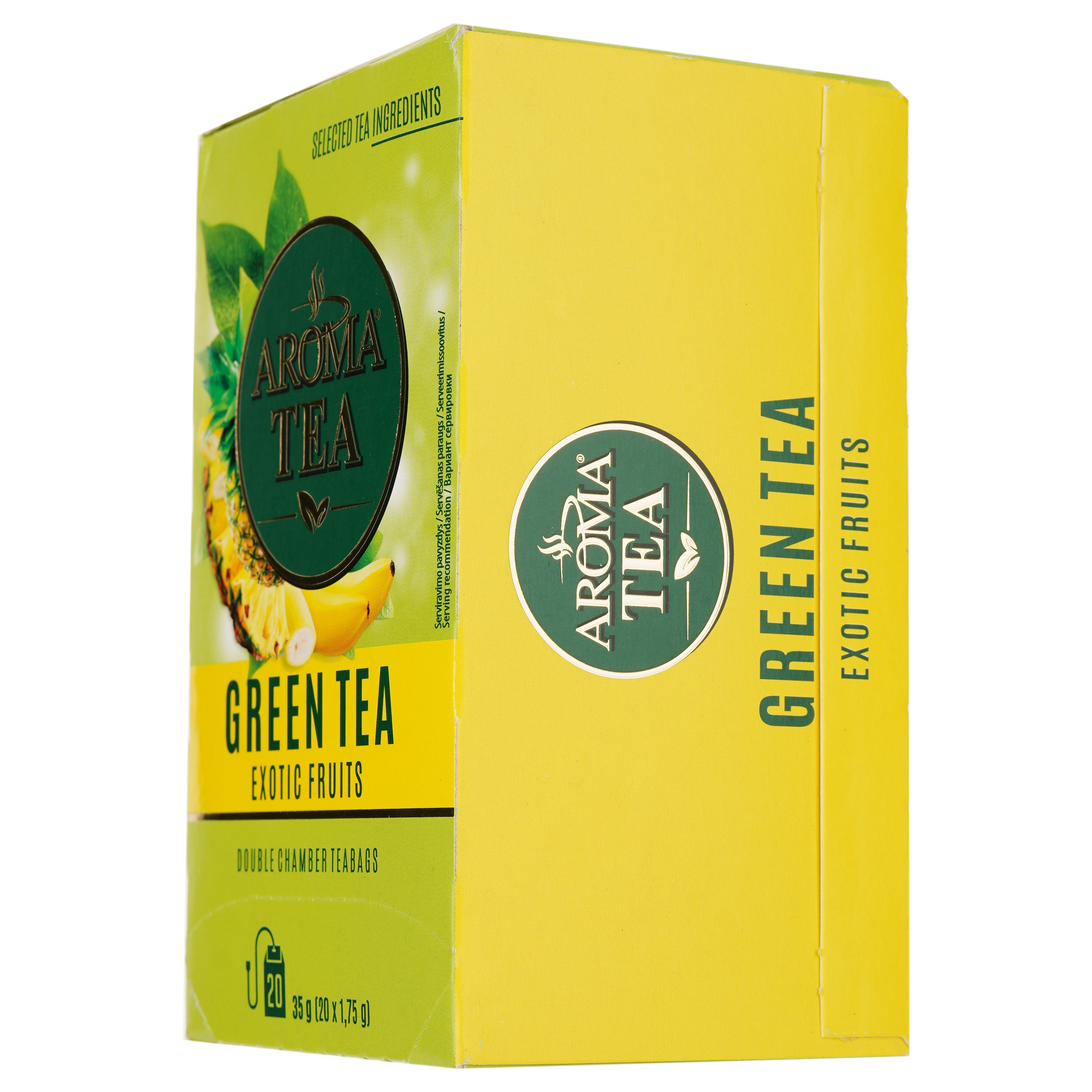 Чай зелений Aroma Tea Exotic Fruits, 35 г (20 шт. х 1.75 г) - фото 2