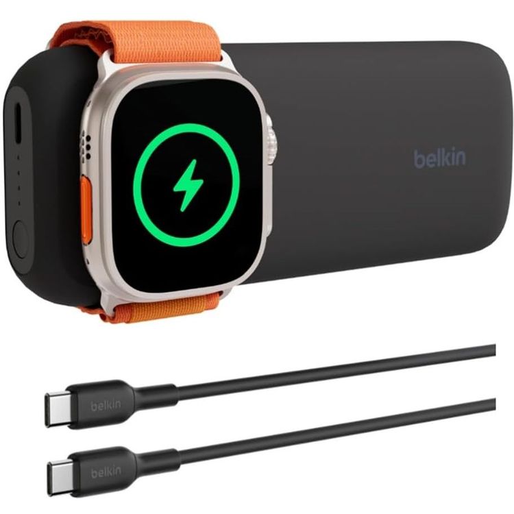 Портативний зарядний пристрій Belkin Power Bank 10000 мАг Apple Watch (BPD005BTBK) - фото 2