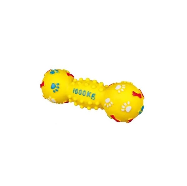 Іграшка для собак Trixie Гантель лапка з пищалкою, 25 см, в асортименті (3363) - фото 3