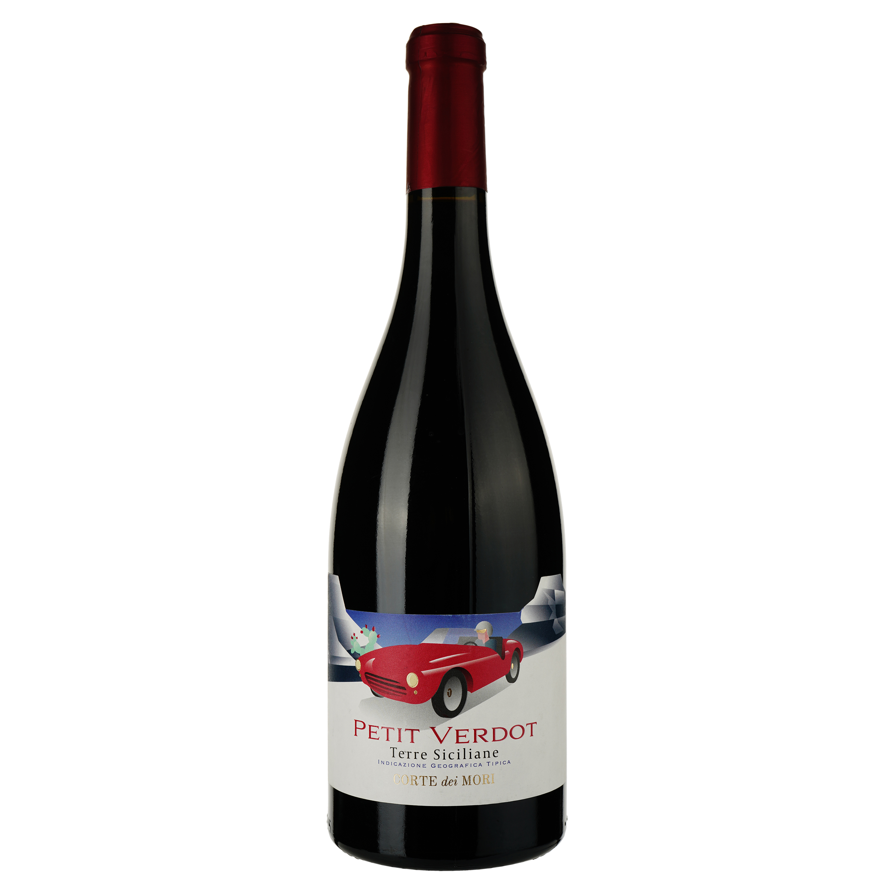 Вино Corte Dei Mori Petit Verdot Terre Siciliane IGT, красное, сухое, 0,75 л - фото 1