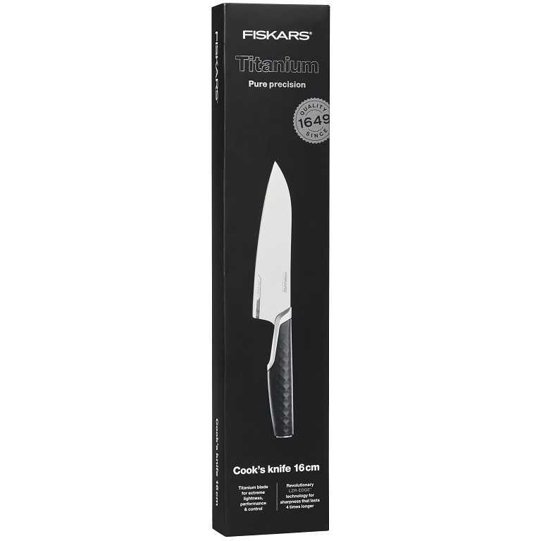 Ніж для шеф-кухаря Fiskars Titanium 16 см (1027296) - фото 2