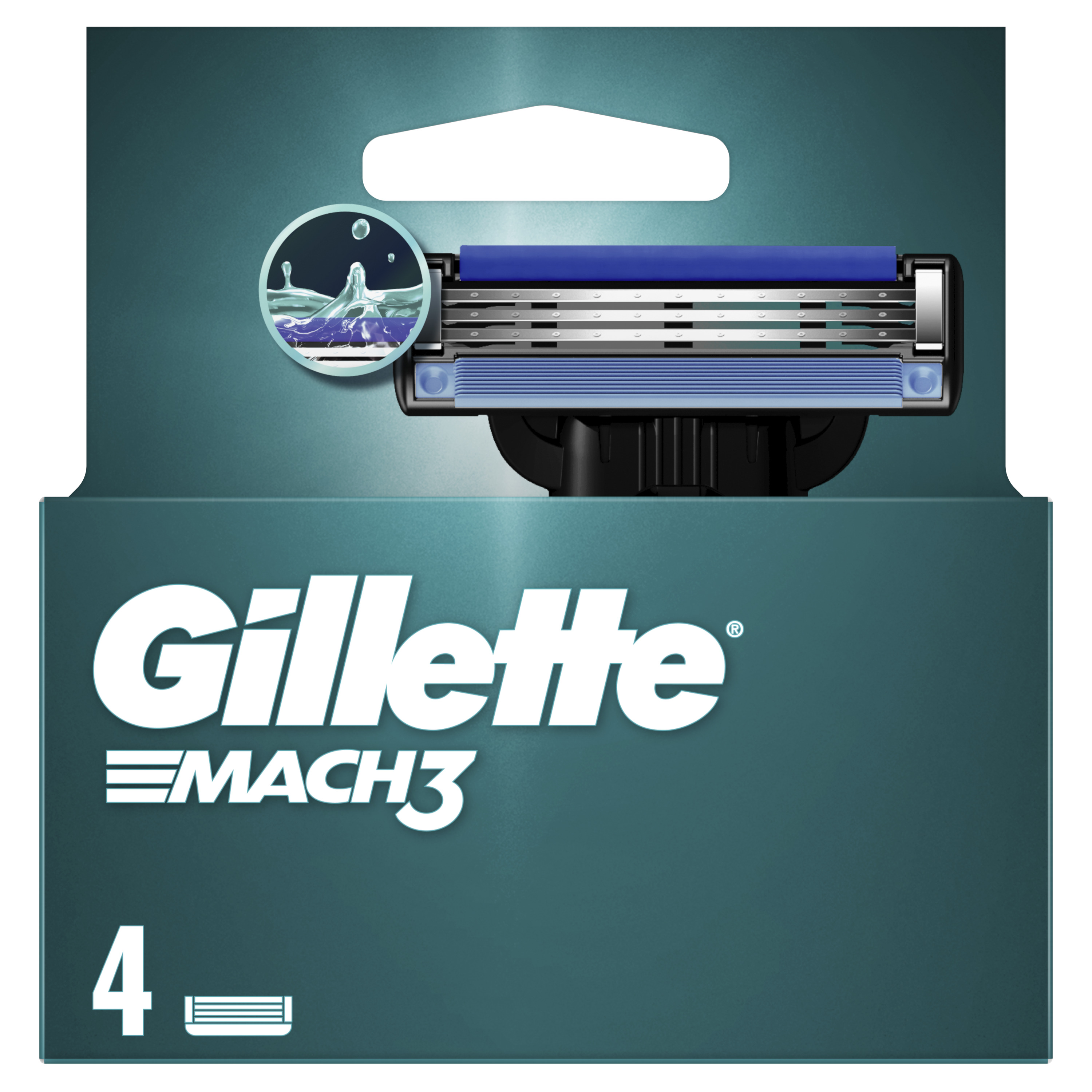 Змінні картриджі для гоління Gillette Mach3, 4 шт. - фото 2