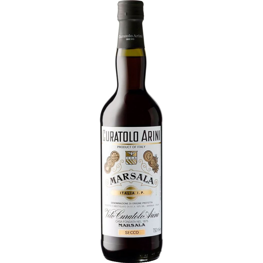 Вино Curatolo Arini Marsala Fine Secco белое сухое 17% 0.75 л - фото 1