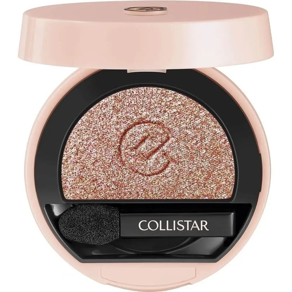 Тени для век Collistar Impeccable Compact Eye Shadow тон 300 (Pink Gold Frost) 2 г - фото 1