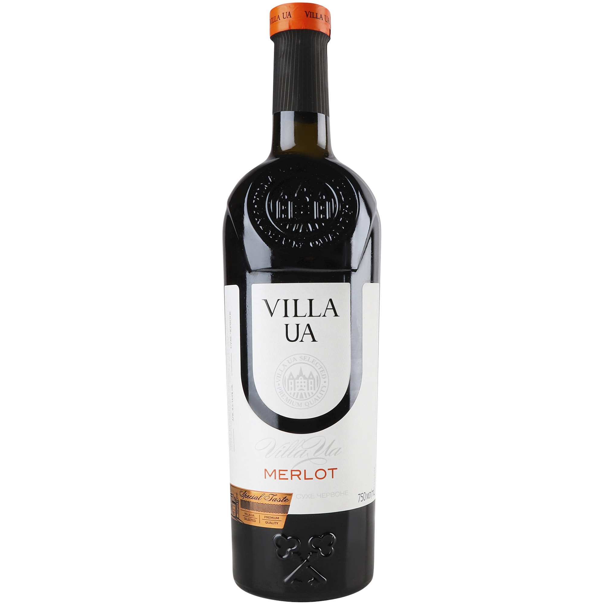 Вино Villa UA Мерло красное сухое 0.75 л - фото 1