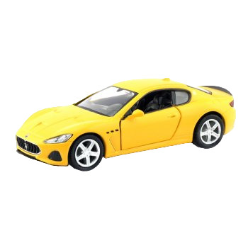 Машинка Uni-fortune Maserati Grantourismo, 1:32, матовый желтый (554989M(C)) - фото 1
