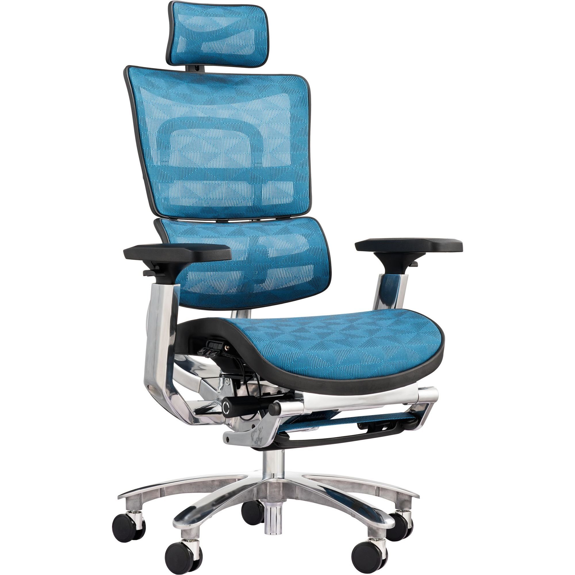 Офисное кресло GT Racer X-809L (W-55), синее (X-809L Blue (W-55)) - фото 1