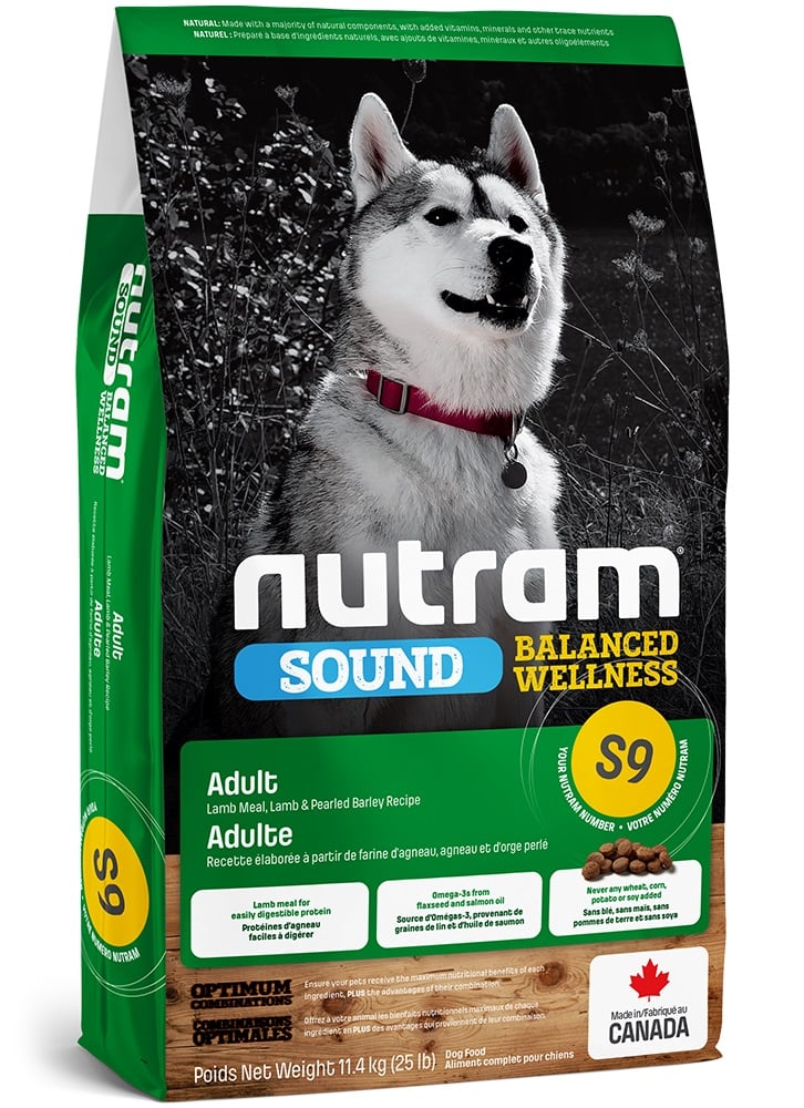 Сухой корм для собак Nutram - S9 Sound Balanced Wellness Lamb&Rise, ягненок, 2 кг (67714102338) - фото 1