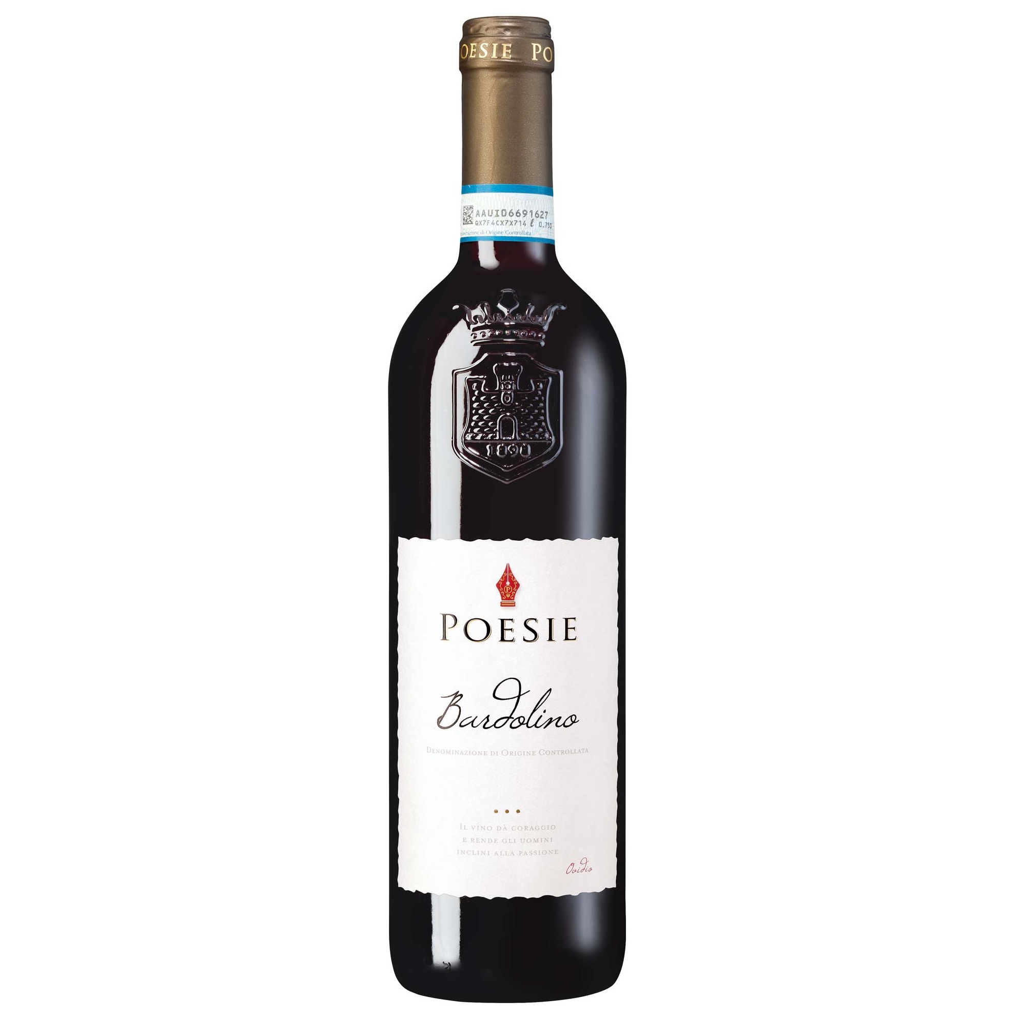 Вино Cantina di Soave Bardolino Le Poesie, червоне, сухе, 12%, 0,75 л (8000010263565) - фото 1
