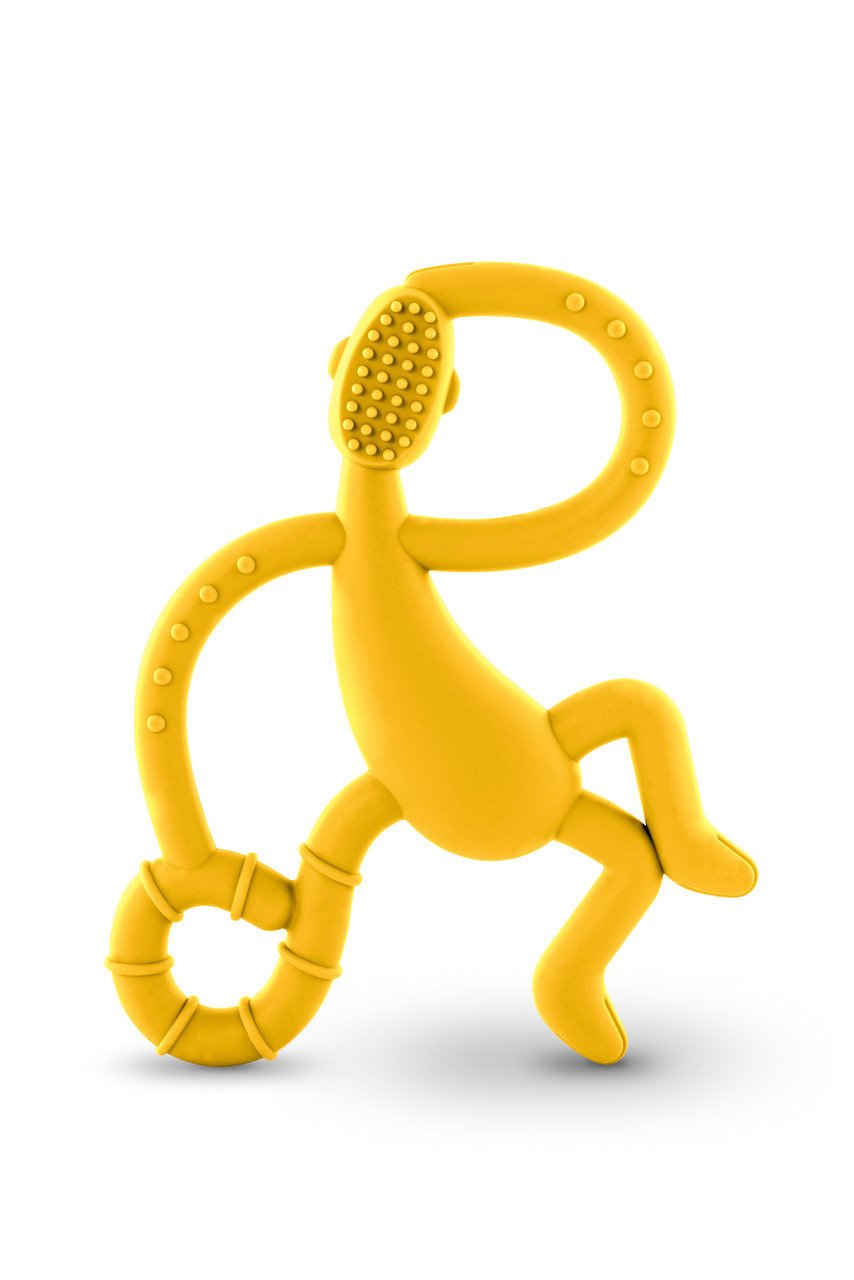 Игрушка-прорезыватель Matchstick Monkey Танцующая Обезьянка, 14 см, желтая (MM-DMT-006) - фото 2