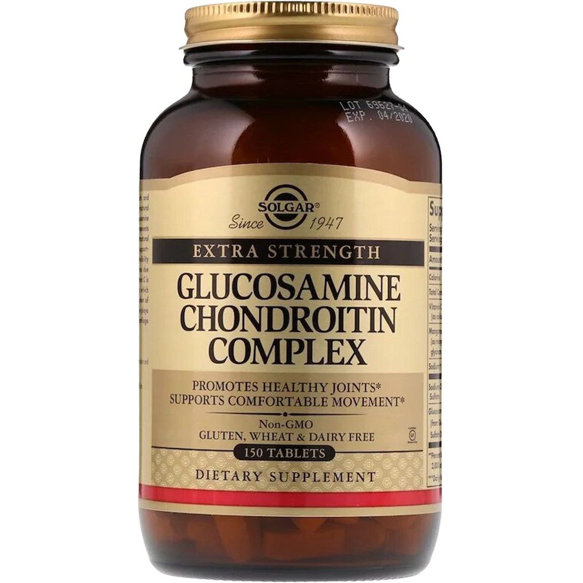 Глюкозамин и Хондроитин Solgar Glucosamine Chondroitin 150 таблеток - фото 1