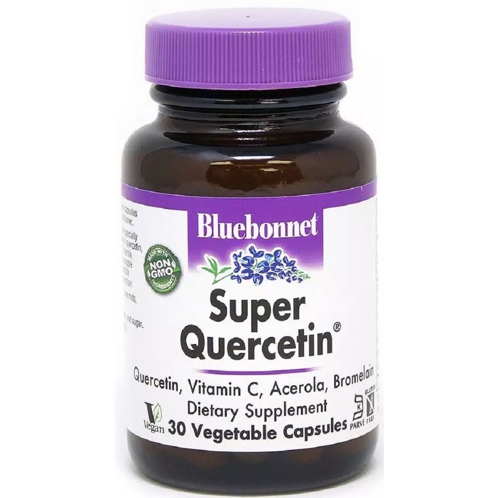 Кверцетин Bluebonnet Nutrition Super Quercetin 30 вегетарианских капсул - фото 1