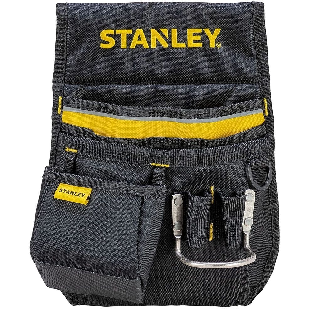 Сумка поясная для инструментов Stanley Basic Tool Pouch с держателем для молотка 8 отделений (1-96-181) - фото 1