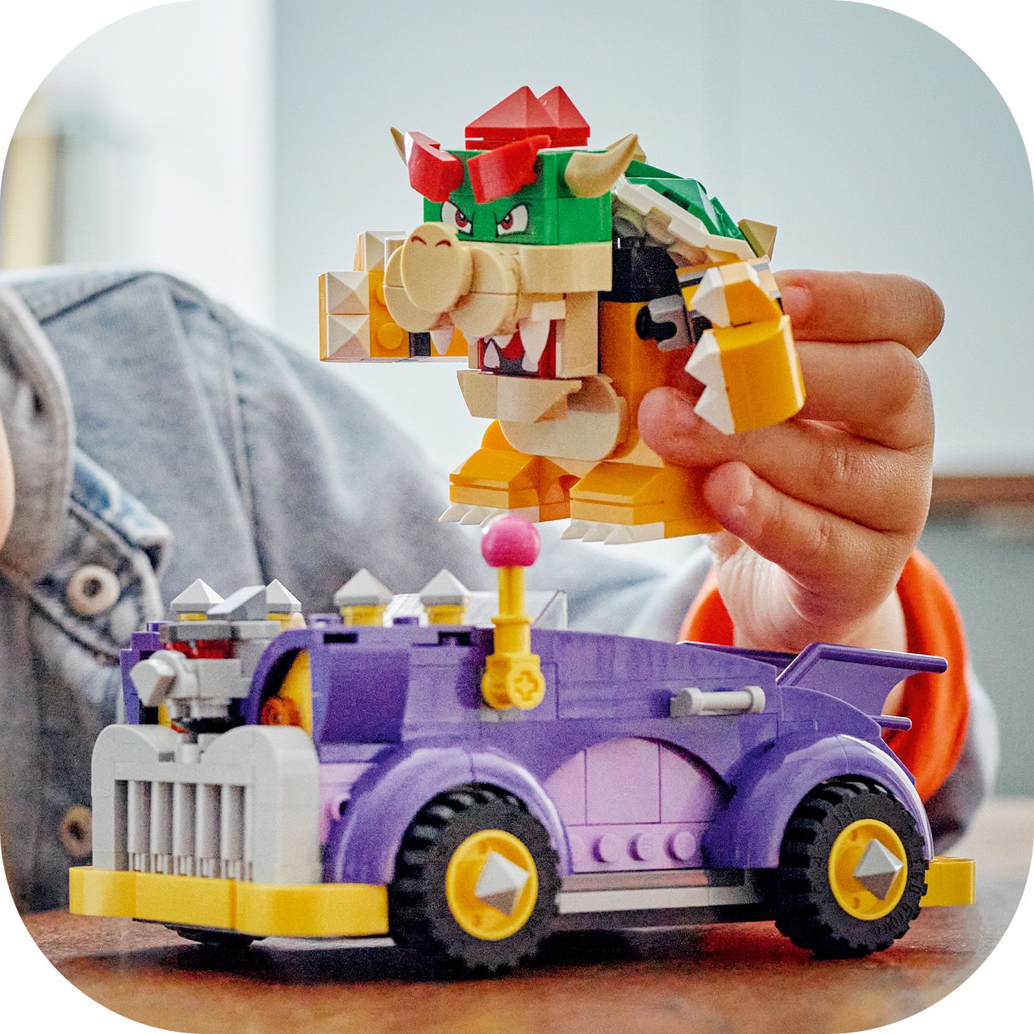 Конструктор LEGO Super Mario Маслкар Bowser Дополнительный набор 458 деталей (71431) - фото 5