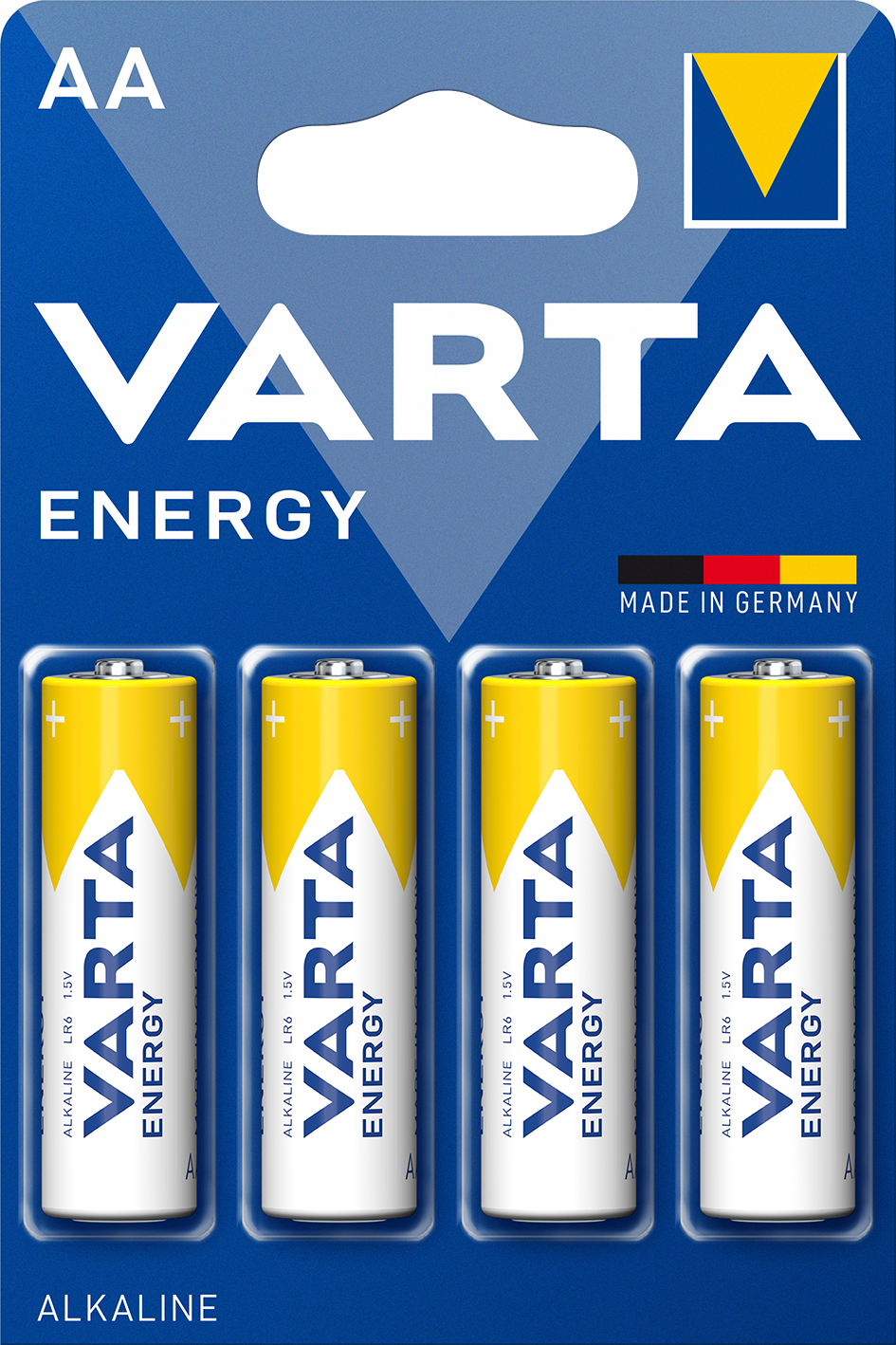 Батарейка Varta Energy AA Bli 4, 4 шт. (4106229414) - фото 1