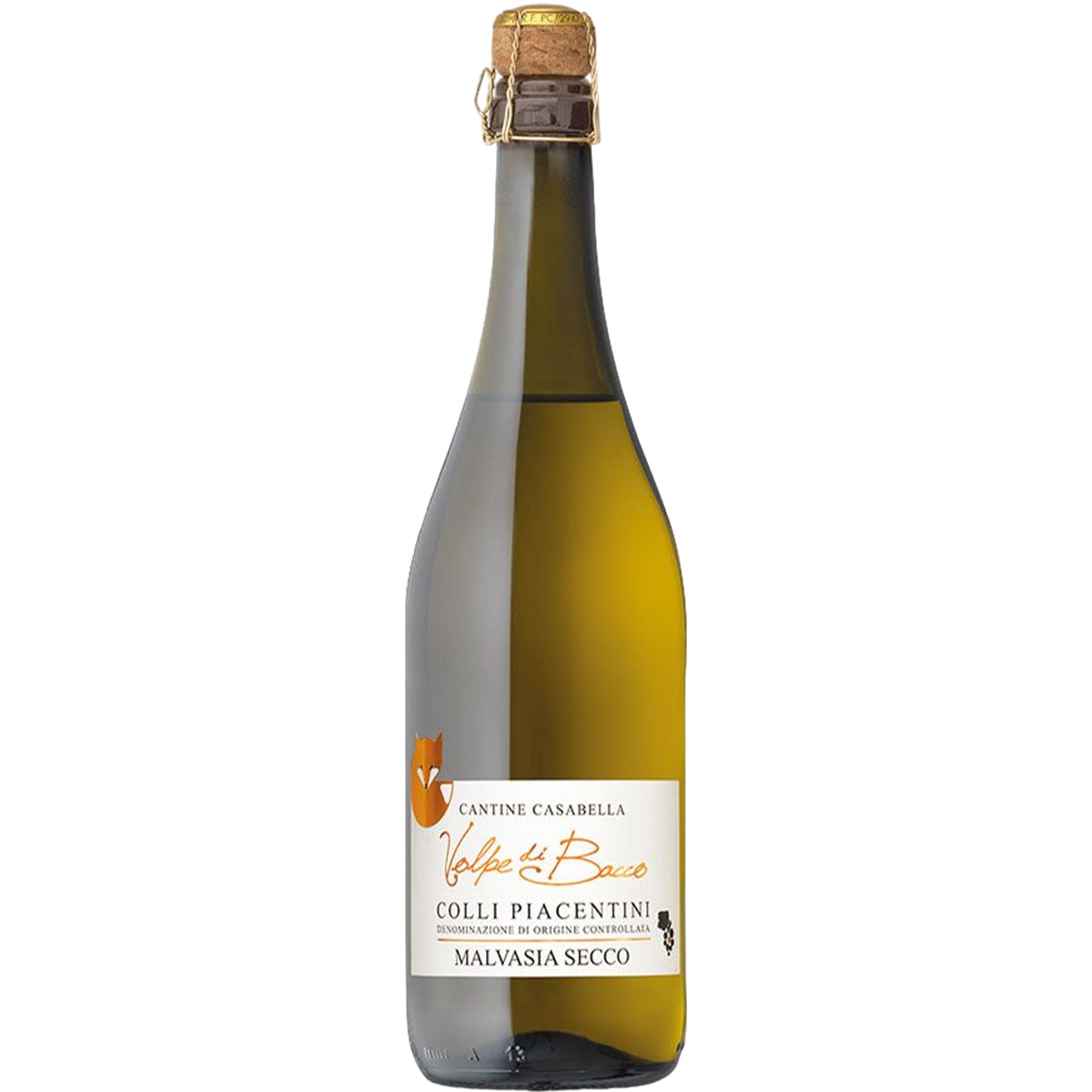 Вино игристое Volpe di Bacco Malvasia Frizzante Secco белое сухое 0.75 л - фото 1