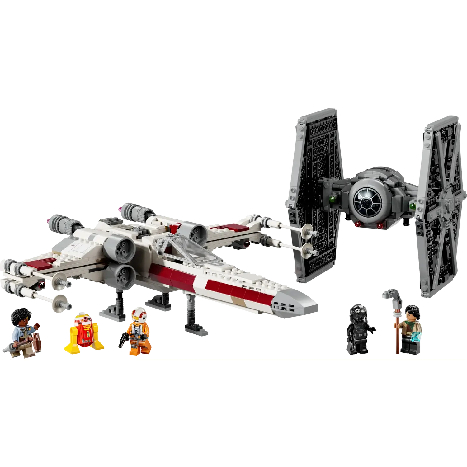 Конструктор LEGO Star Wars Збірний пакет Винищувач TIE і Корабель X-wing 1063 деталі (75393) - фото 2