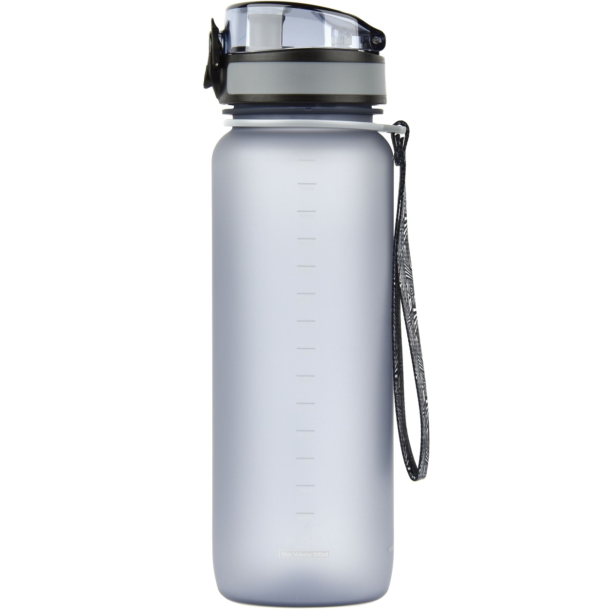 Бутылка для воды UZspace Colorful Frosted, 800 мл, серый (3053) - фото 2