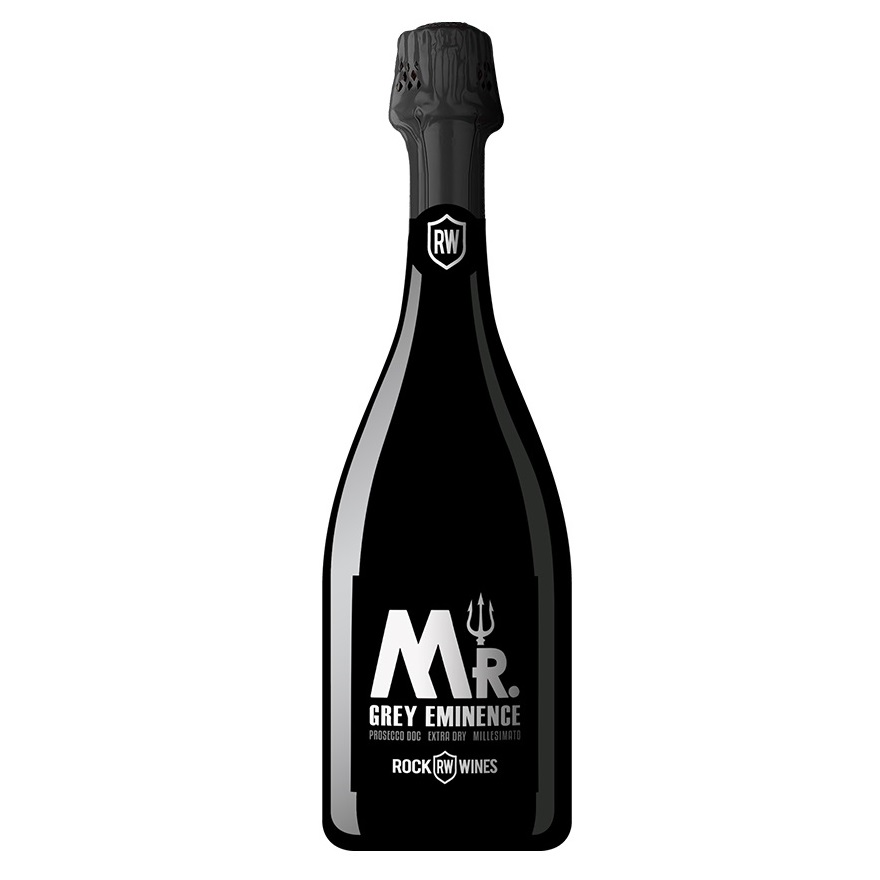 Игристое вино Rock Wines Mr.Grey Eminence Prosecco Extra Dry DOC Millesimato Spumante, белое, брют, 0,75 л - фото 1