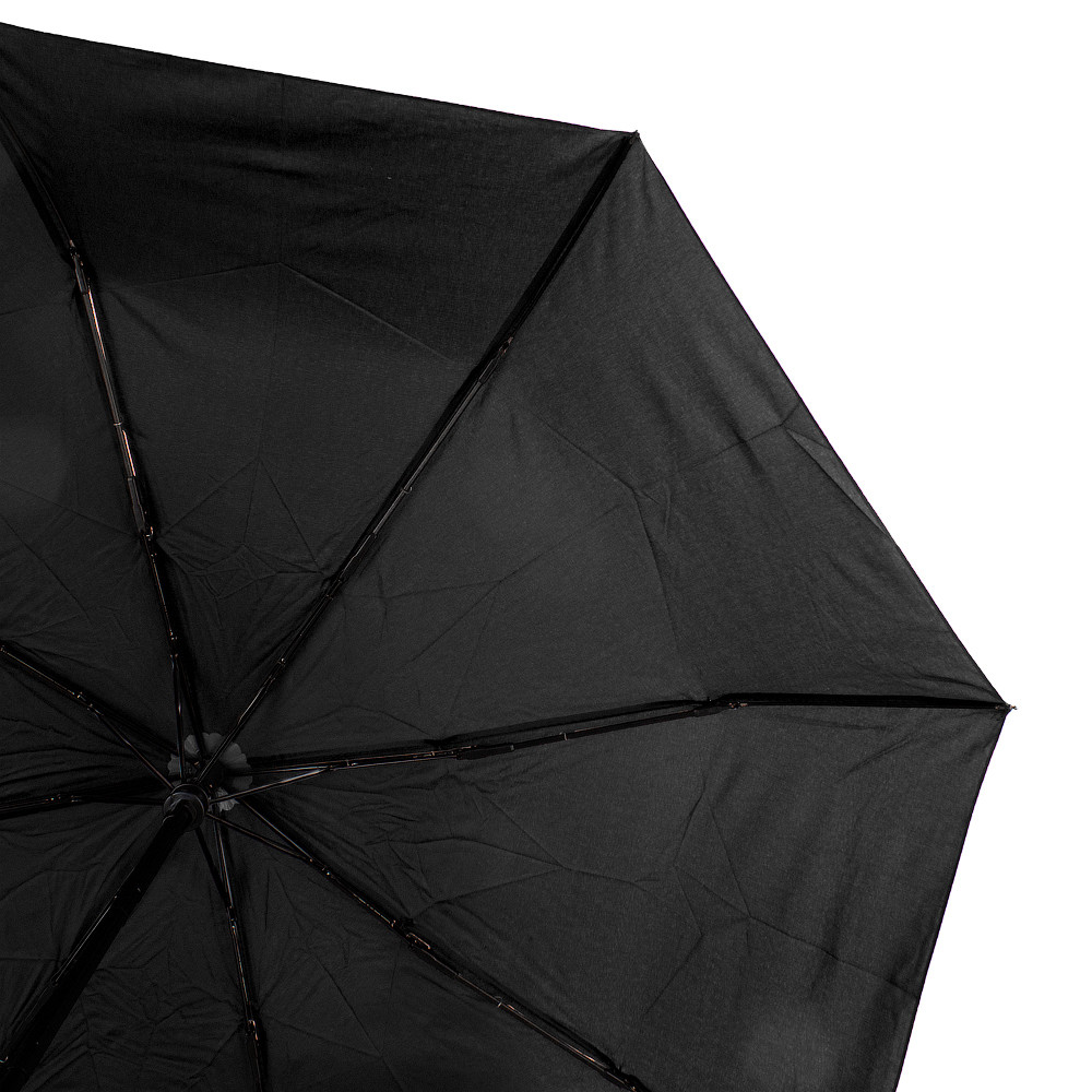 Женский складной зонтик полный автомат Eterno 96 см черный - фото 3